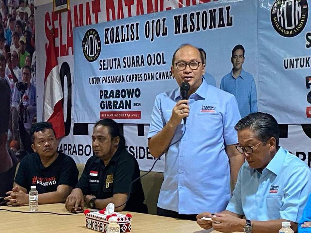 Ojek Online Kompak Menangkan Prabowo-Gibran