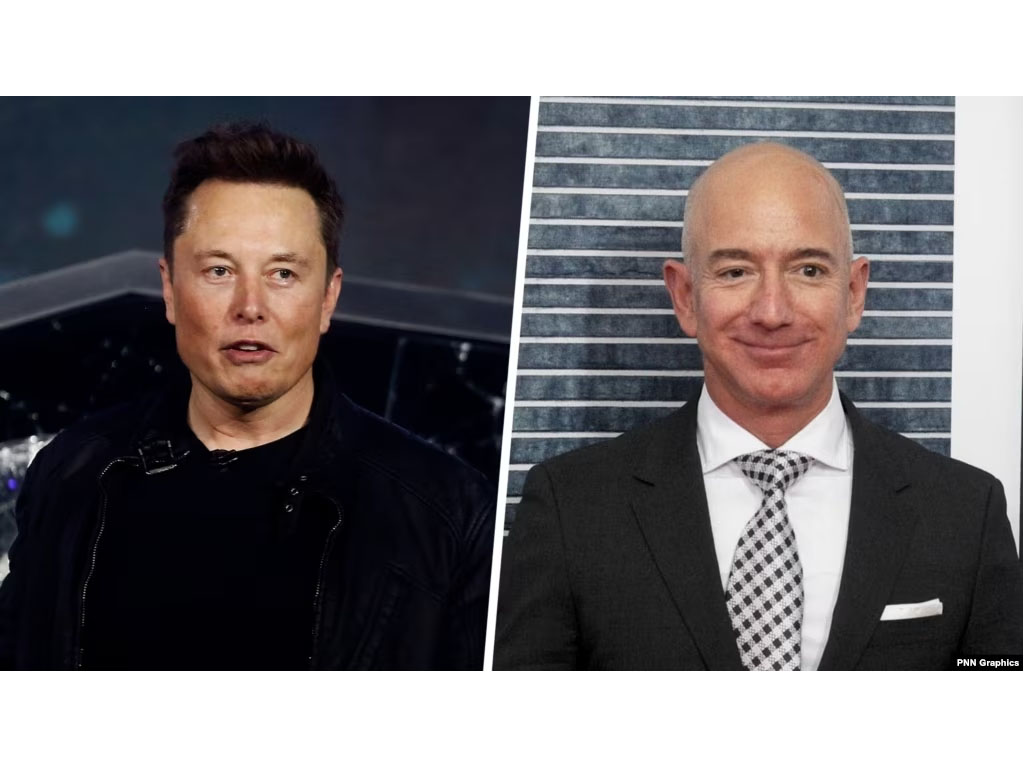 musk dan bezos