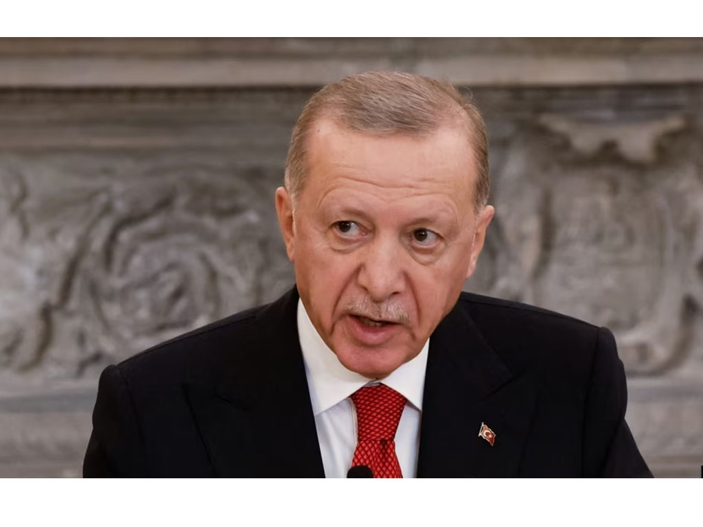 Presiden Turki Tayyip Erdogan di Athena