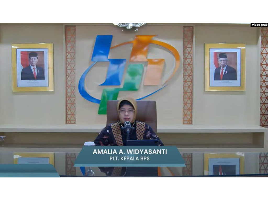 Plt Kepala BPS Amalia A Widyasanti