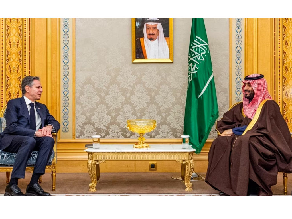 blinken dan putra mahkora saudi