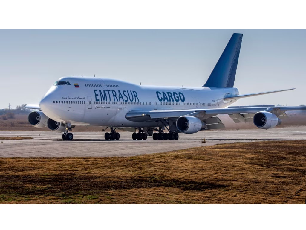 Boeing 747 milik perusahaan Venezuela