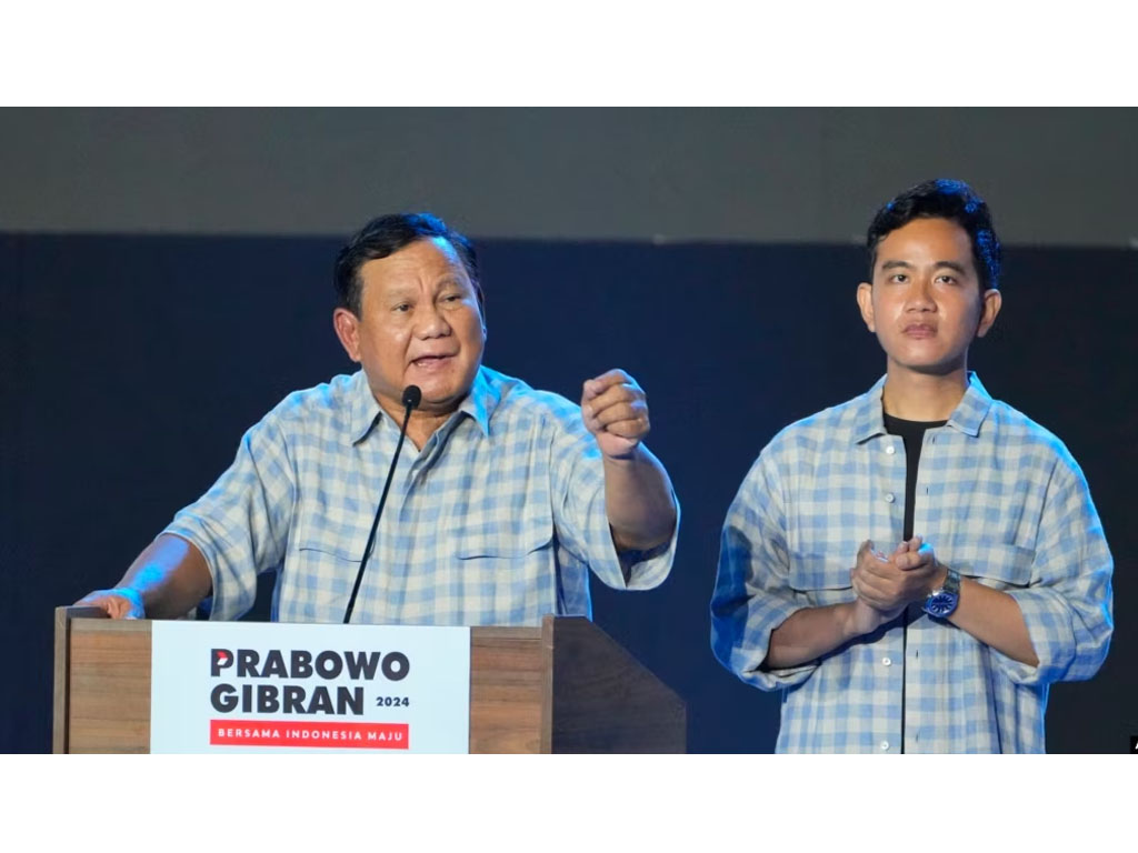 prabowo pidato di Istora