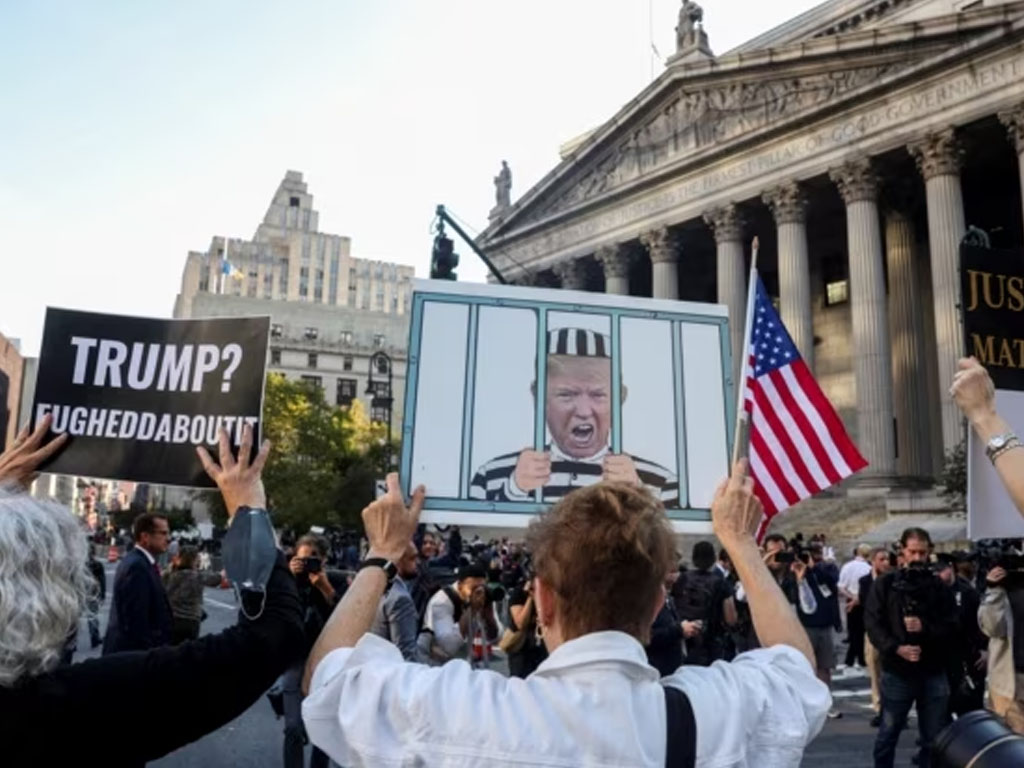 demo anti trump