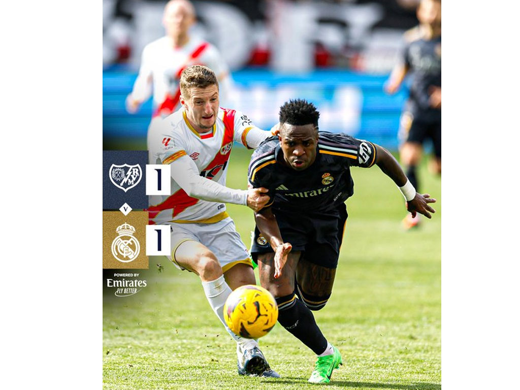 skor akhir rayo vs madrid