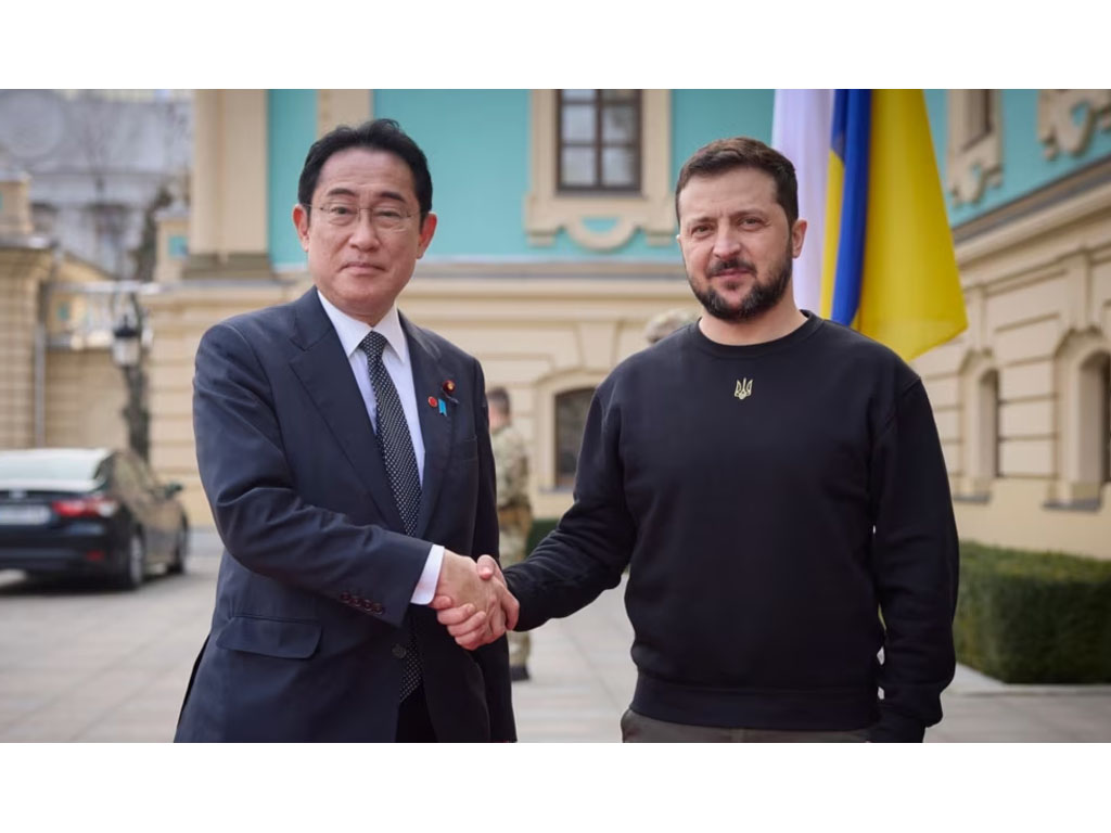 PM Kishida dan Presiden Ukraina di Kyiv