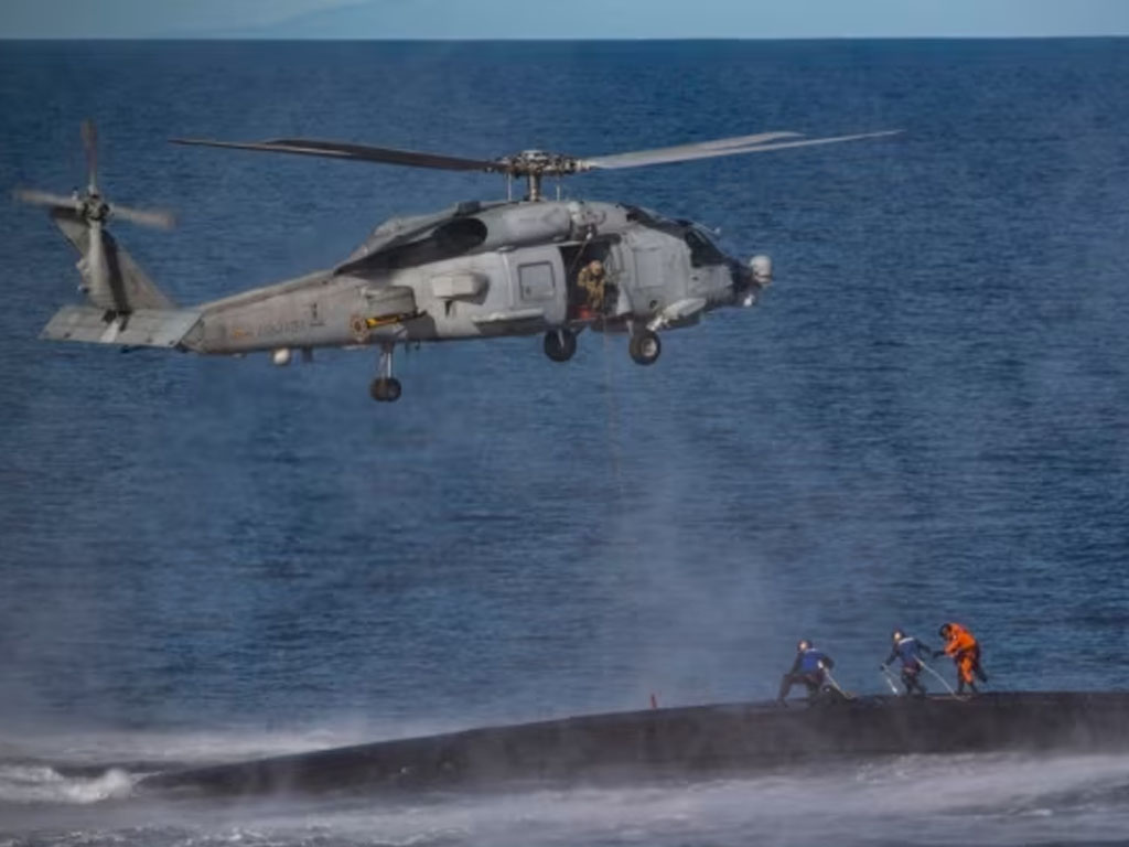 evakuasi dari helikopter