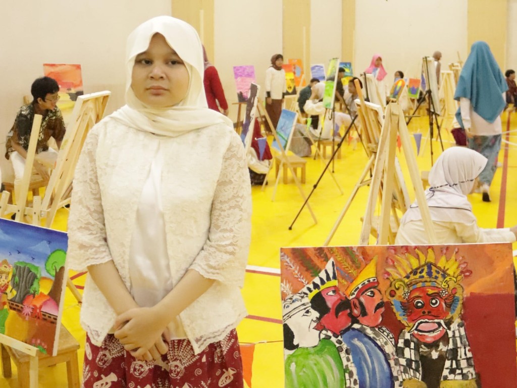 Pameran lukisan siswa SD Muhammadiyah 5 Jakarta