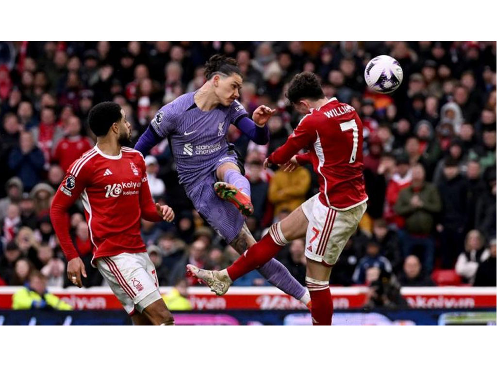 gol liverpool ke gawang nottingham