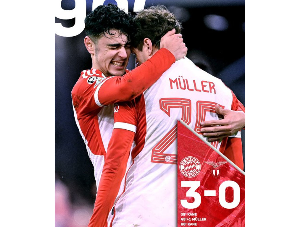 skor akhir bayern vs lazio