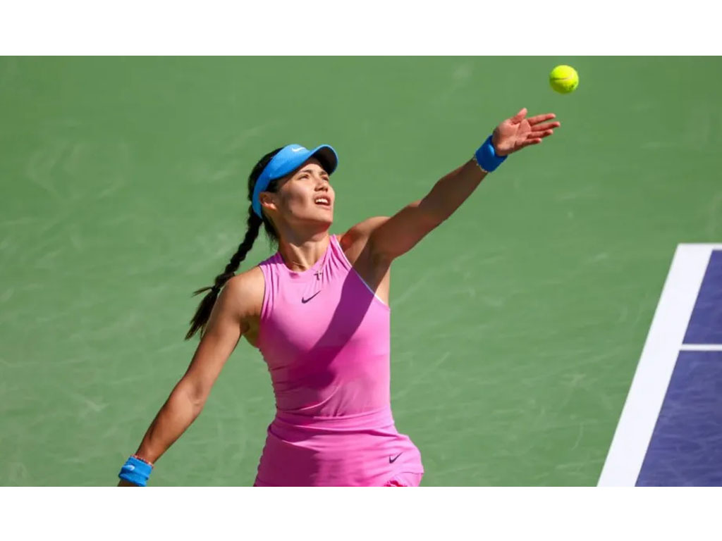 Emma Raducanu di Indian Wells