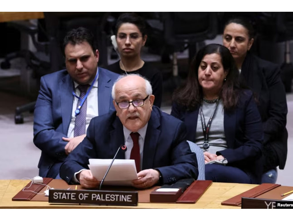 Dubes Palestina untuk PBB Riyad Mansour