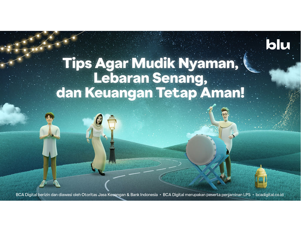 ilustrasi mudik nyaman blu