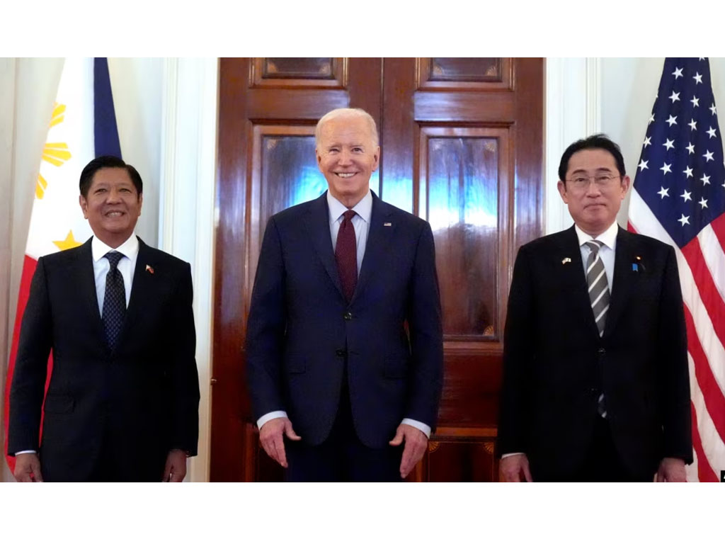 Biden bersama marcos dan kishida