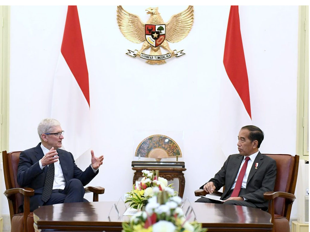 Jokowi terima CEO Apple di Istana
