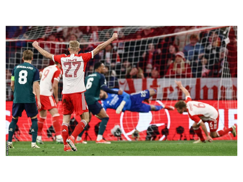 gol bayern ke gawang arsenal