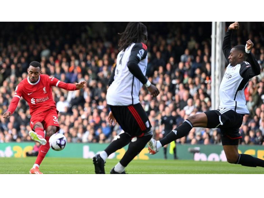 gol liverpool ke gawang fulham