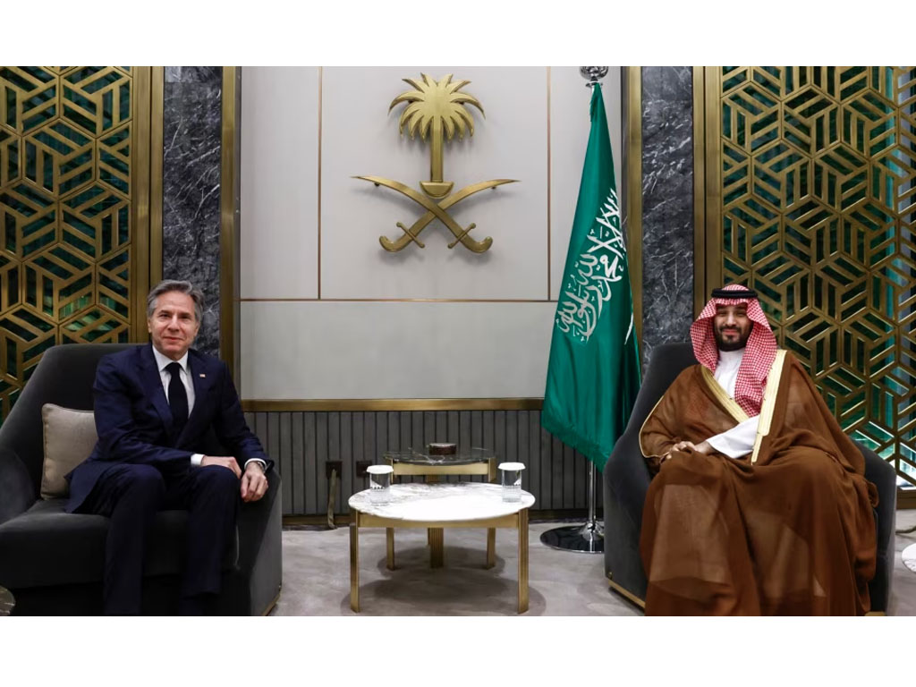 Blinken di riyadh