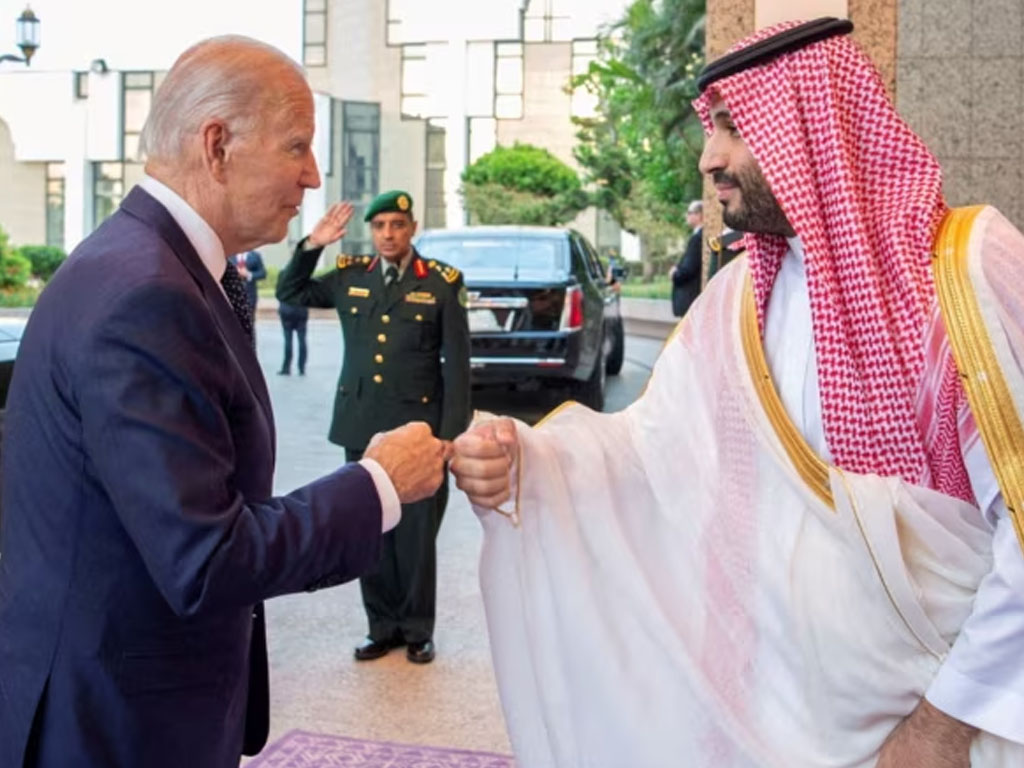 Biden bertemu pangeran saudi