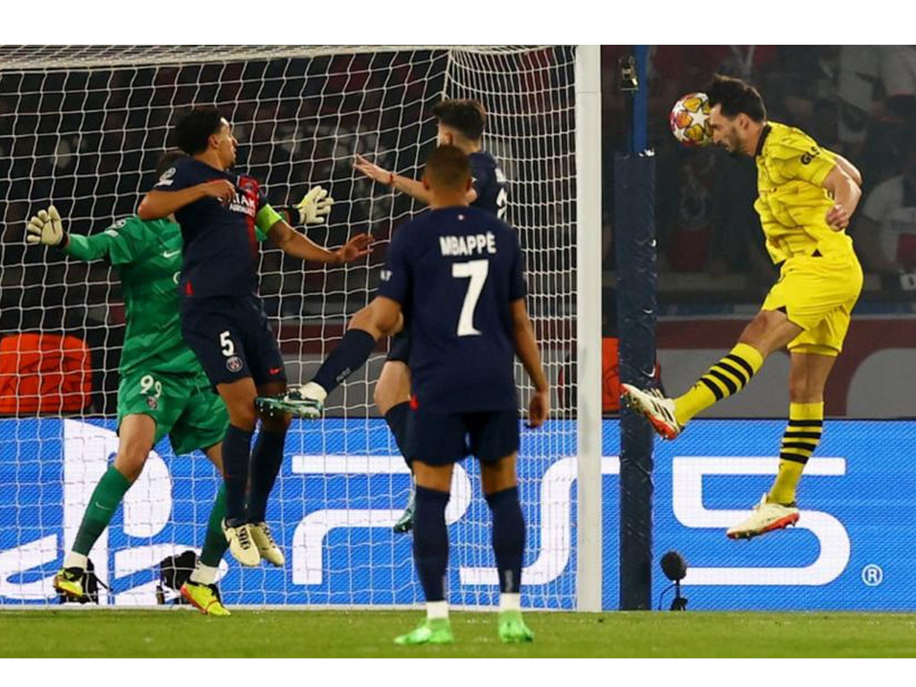 gol borussia ke gawang psg