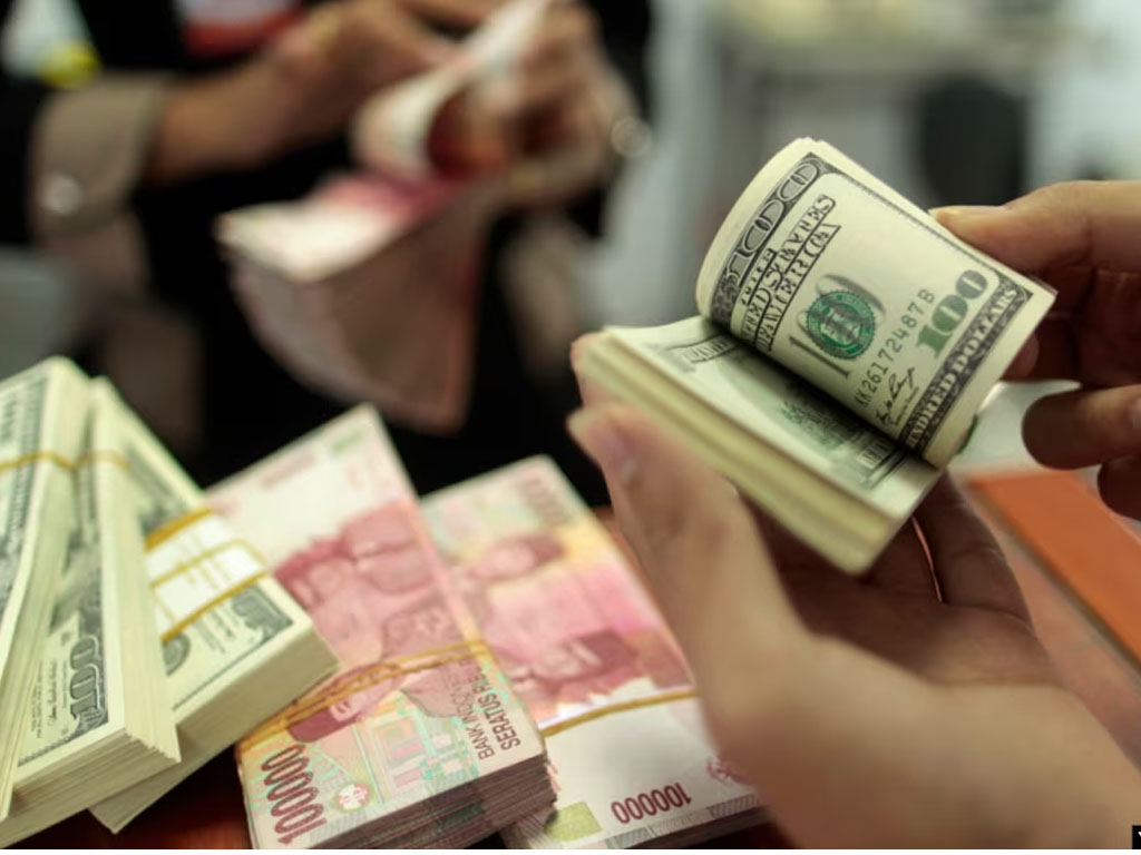 mata uang dolar AS dan rupiah