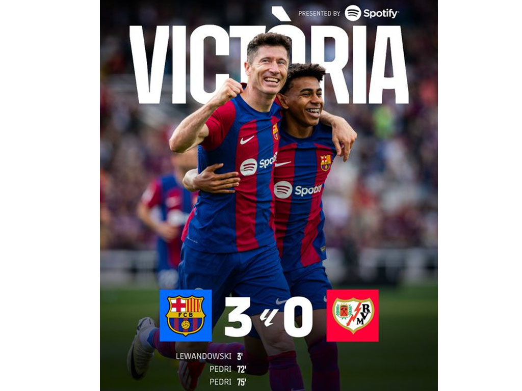 skor akhir barca vs rayo