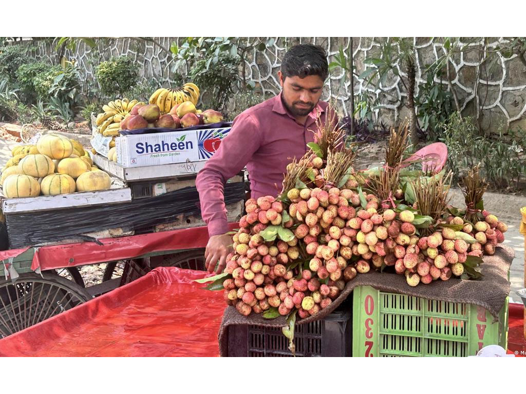 bekerja di kala gelombang panas di India