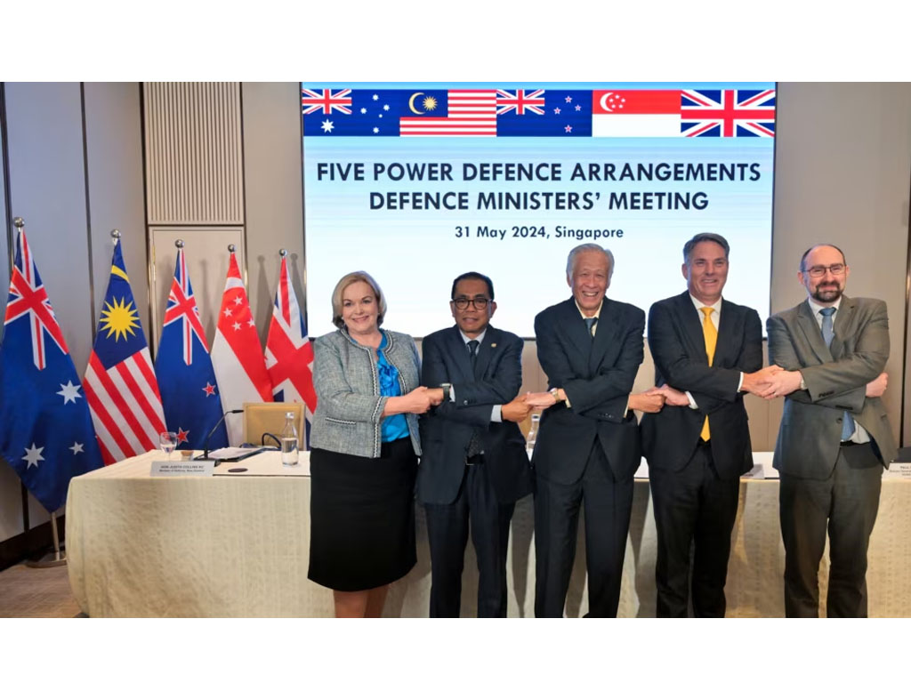 Menhan 5 negara di Singapura