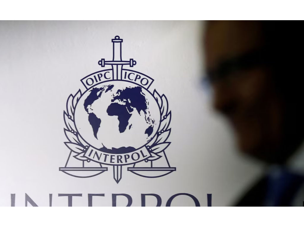 Logo Interpol di Singapura