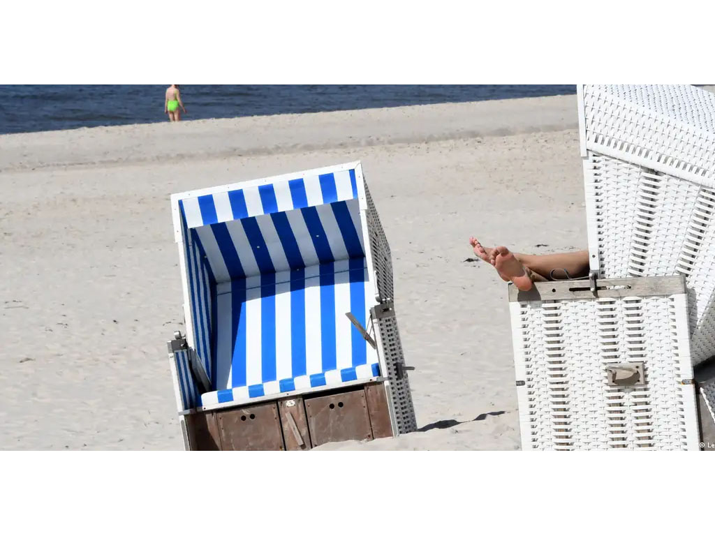 Wisatawan di Sylt Jerman