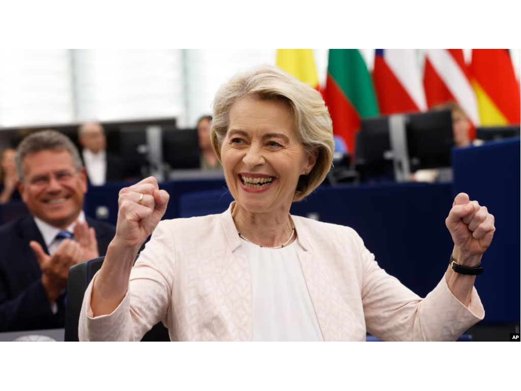 Ursula von der Leyen luapkan kegembiraan