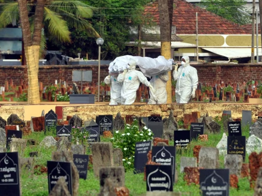 jenazah korban virus nipah di india
