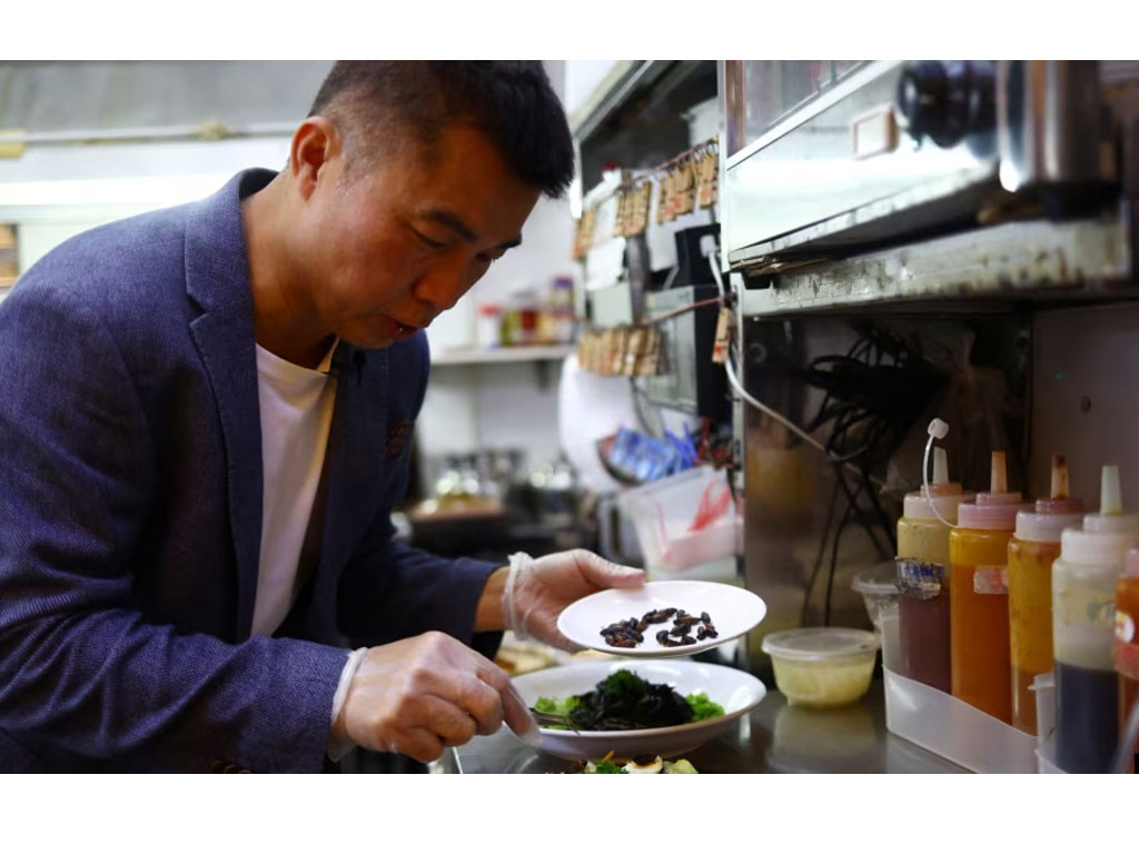 serangga di makanan di Singapura