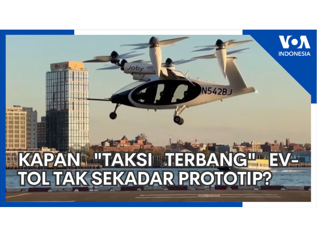 Ilustrasi taksi terbang