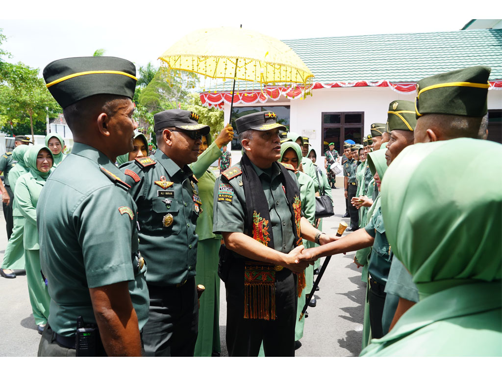 Danerm dampingi Pangdam IM-3