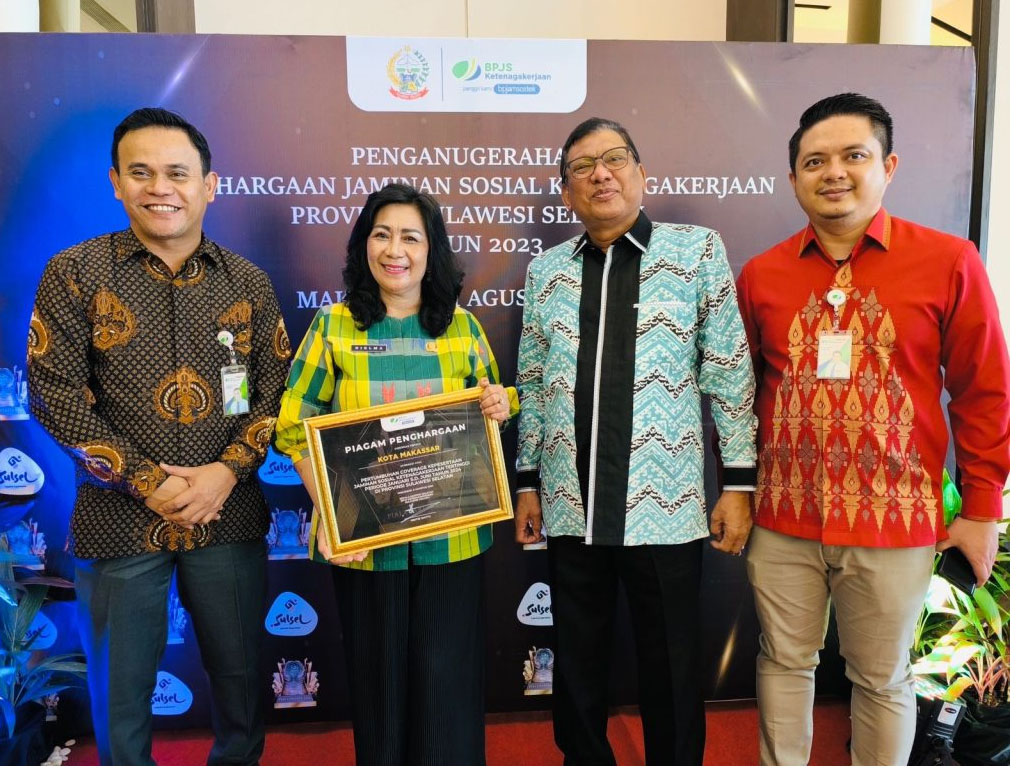 penghargaan untuk disnaker makassar