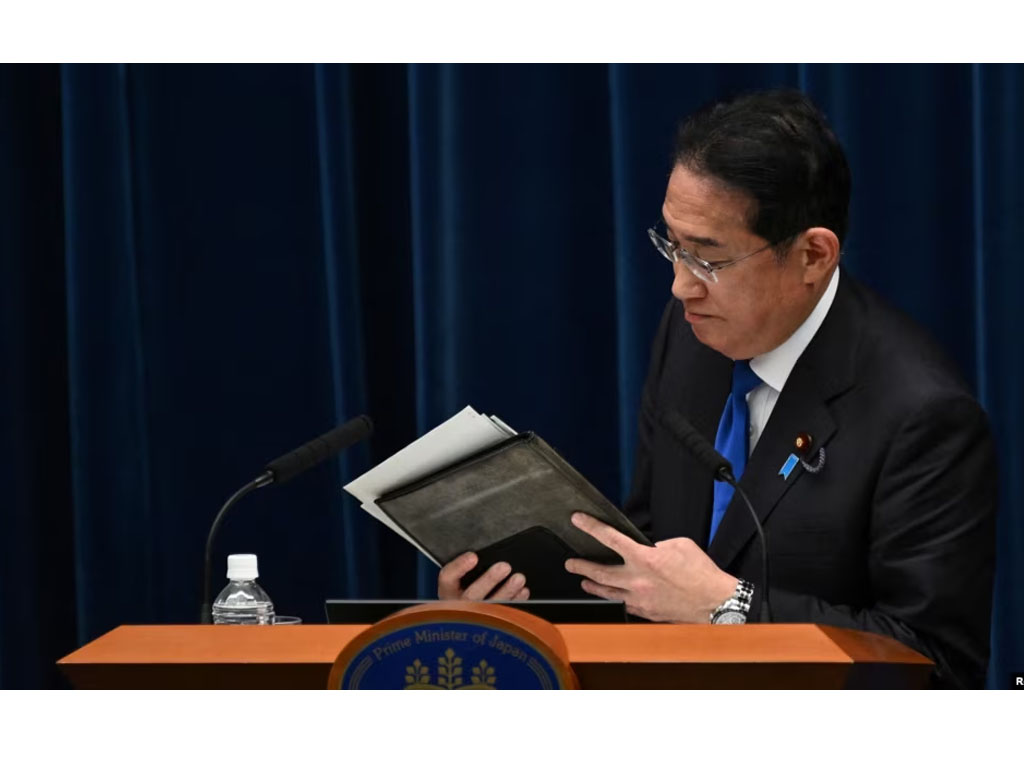 Fumio Kishida siap2 tinggalkan kantornya