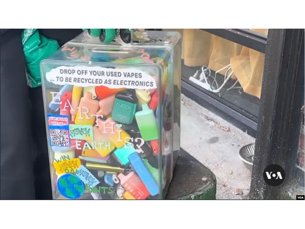 kotak pembuangan Vape di NY