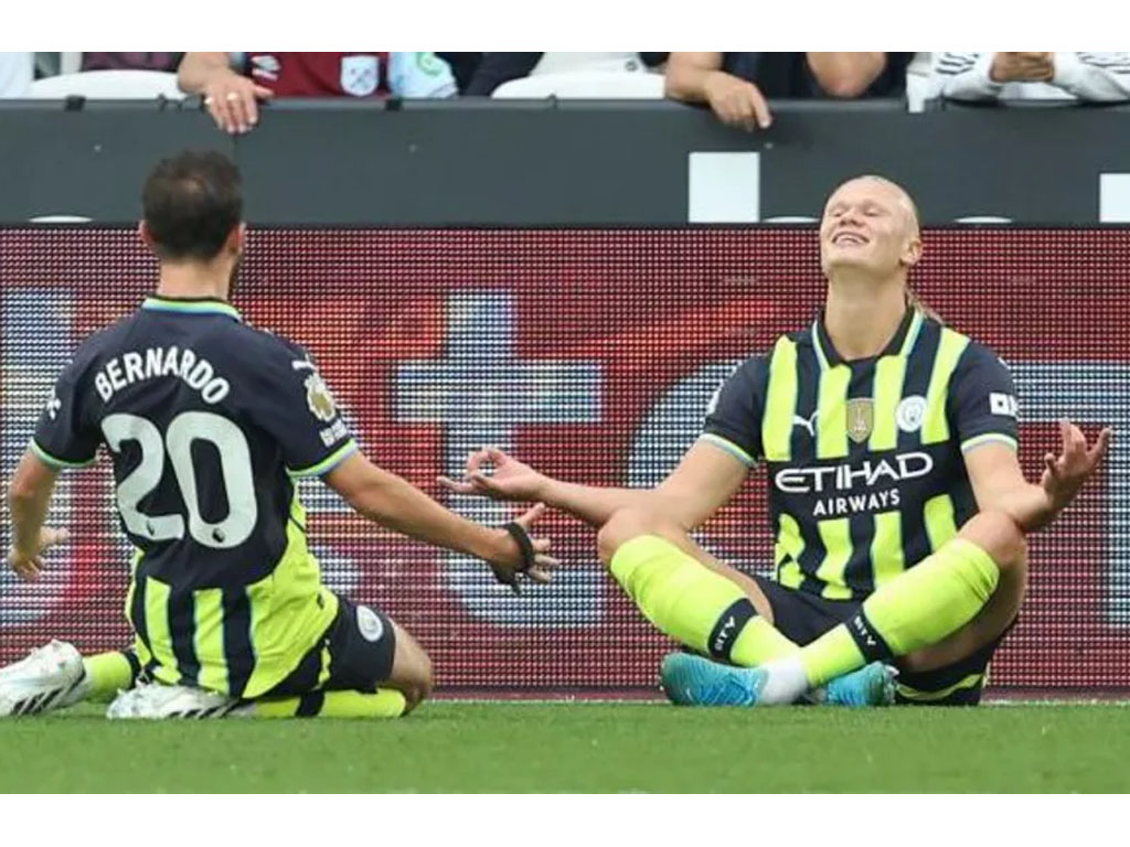 Haaland cetak hat-trick lawan west ham