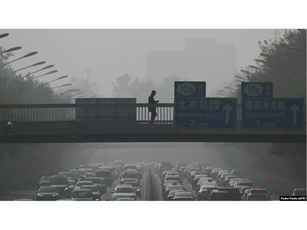 kabut polusi udara di Beijing