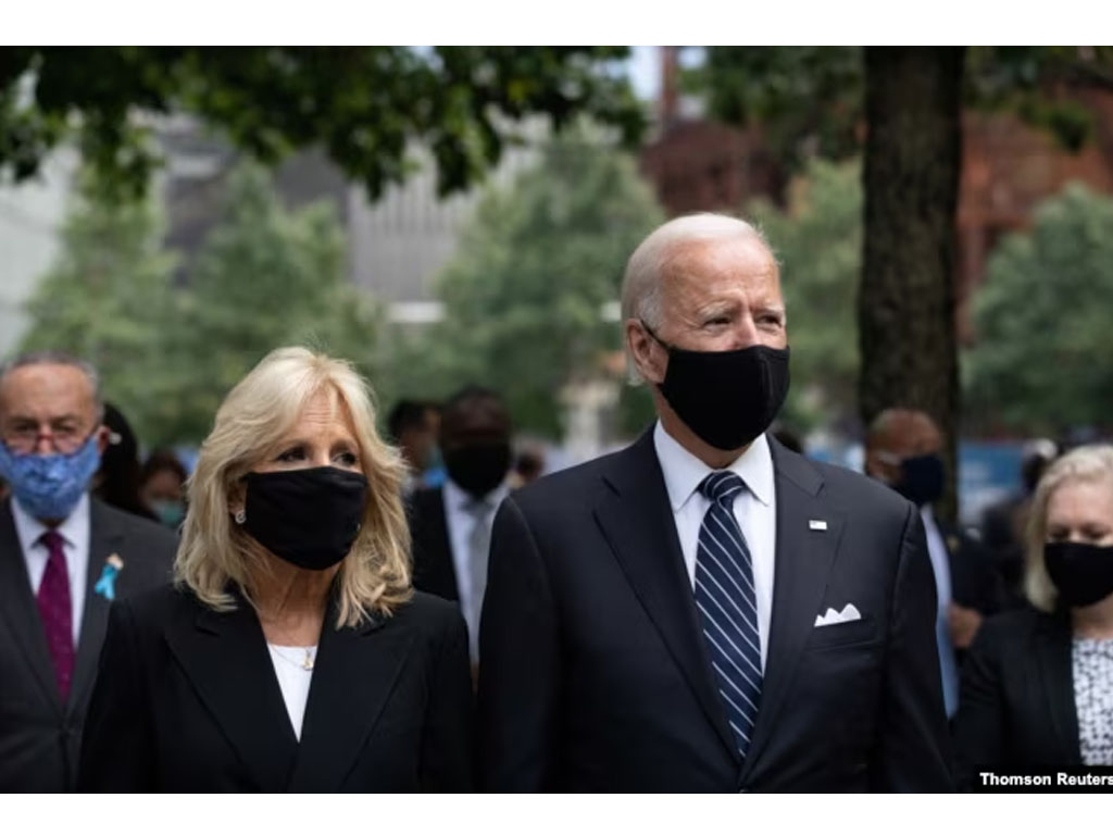 Biden dan Jill di peringatan WTC