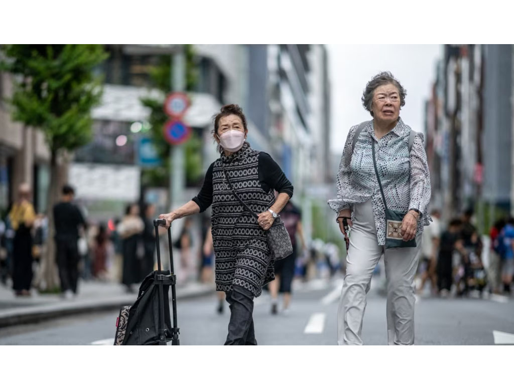 warga di Ginza di Tokyo