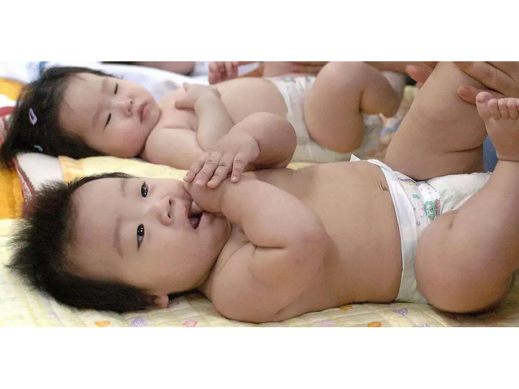 Ilustrasi bayi korsel