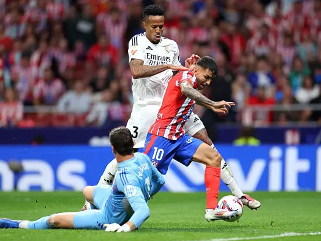 gol atletico ke gawang madrid
