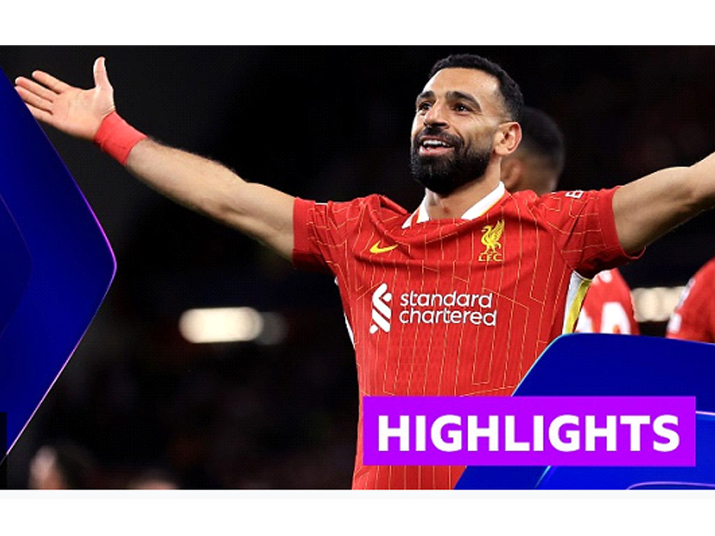salah rayakan gol