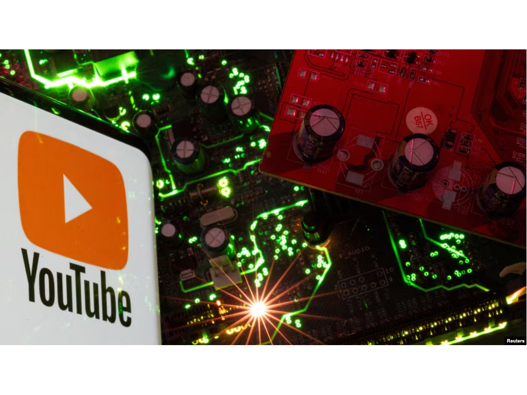 logo Youtube di Smarphone