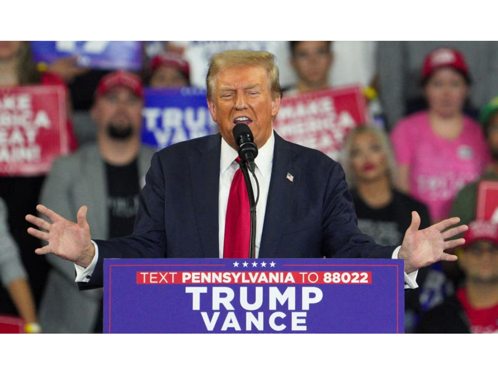 Trump pidato di Pennsylvania