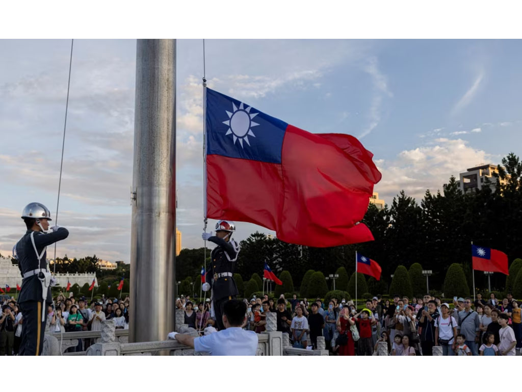 Pasukan pengibar bendera Taiwan