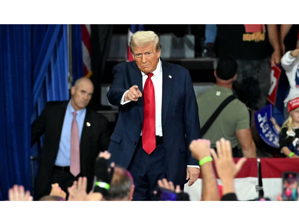 Trump kampanye di Pennsylvania