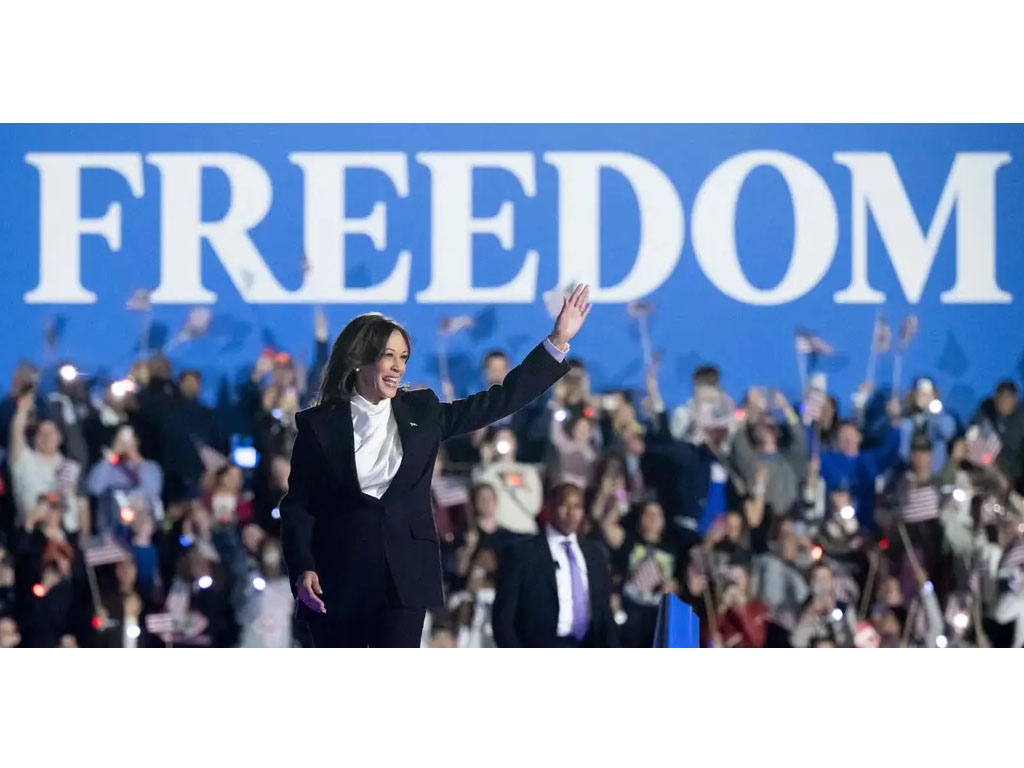 Kamala Harris kampanye di washington